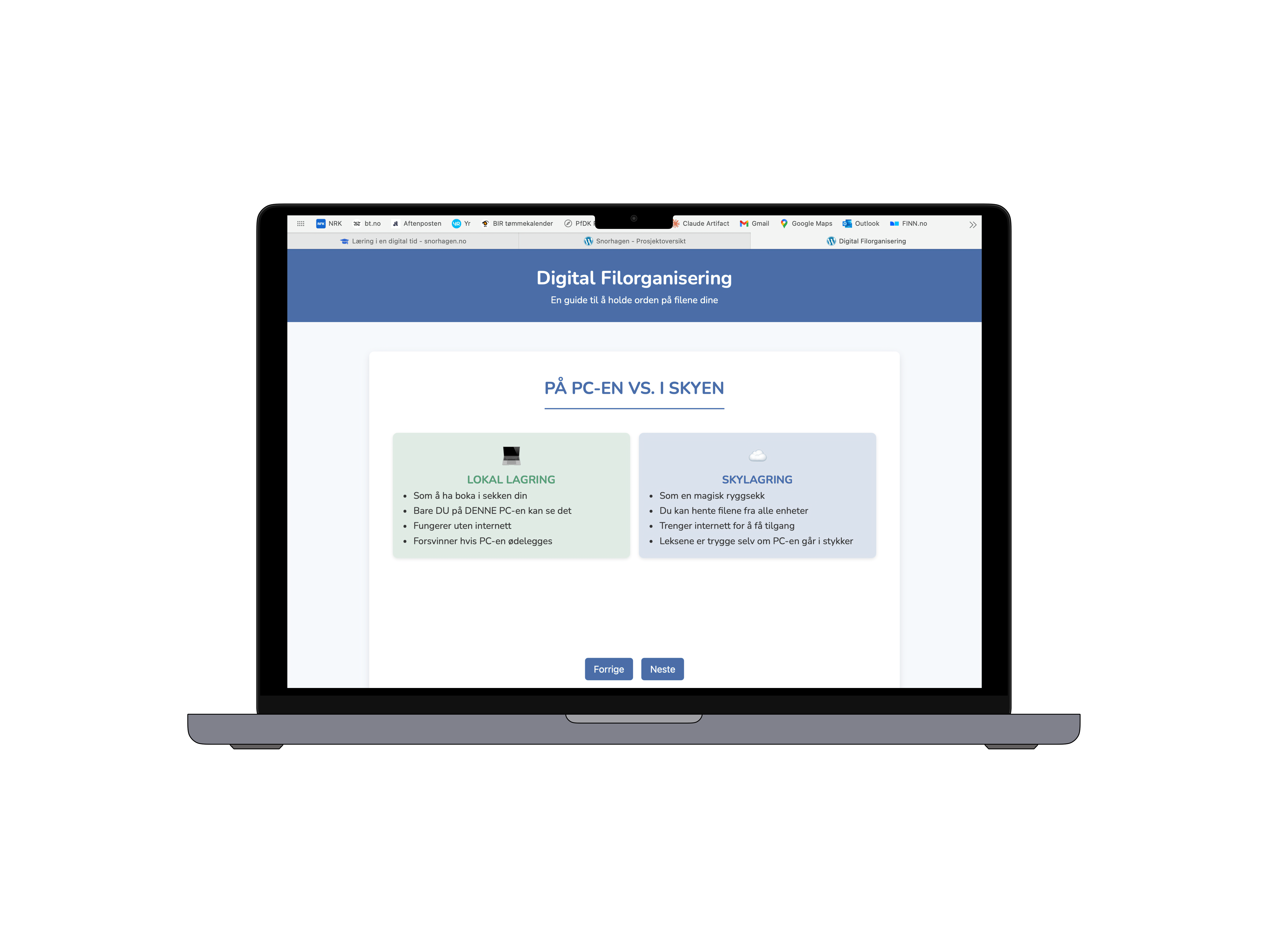 Filorganisering Preview